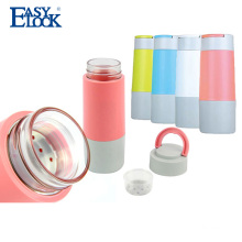 heat resistant 300ml new glass water bottle with lids